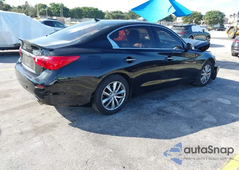 2015 Infiniti Q50 из США, поврежденный, VIN JN1BV7ARXFM423673